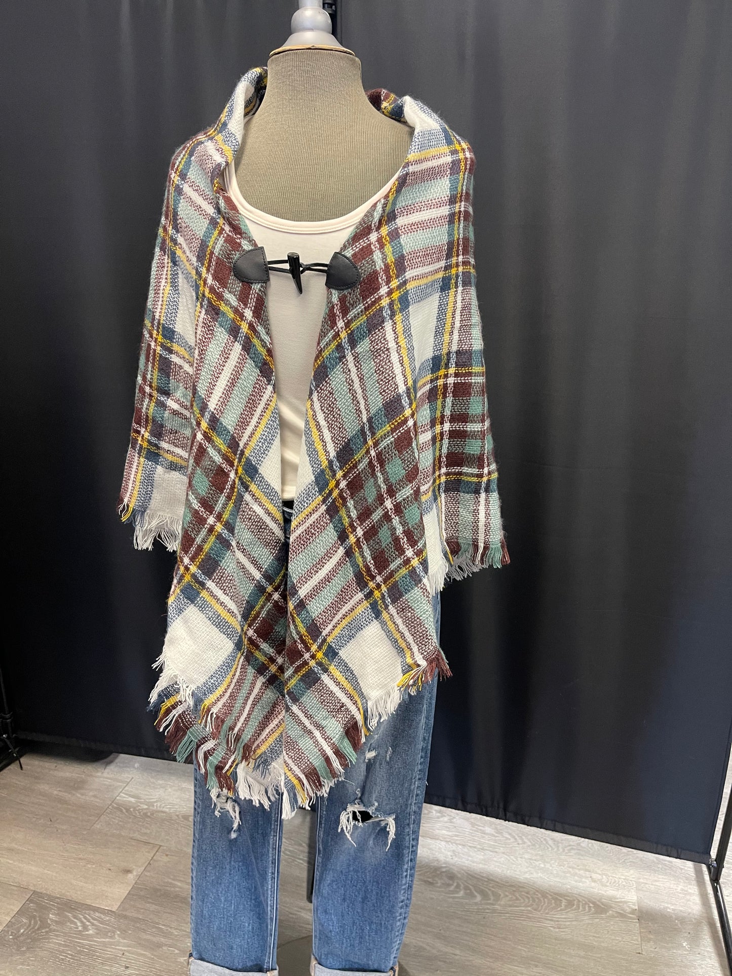 Patterned Poncho