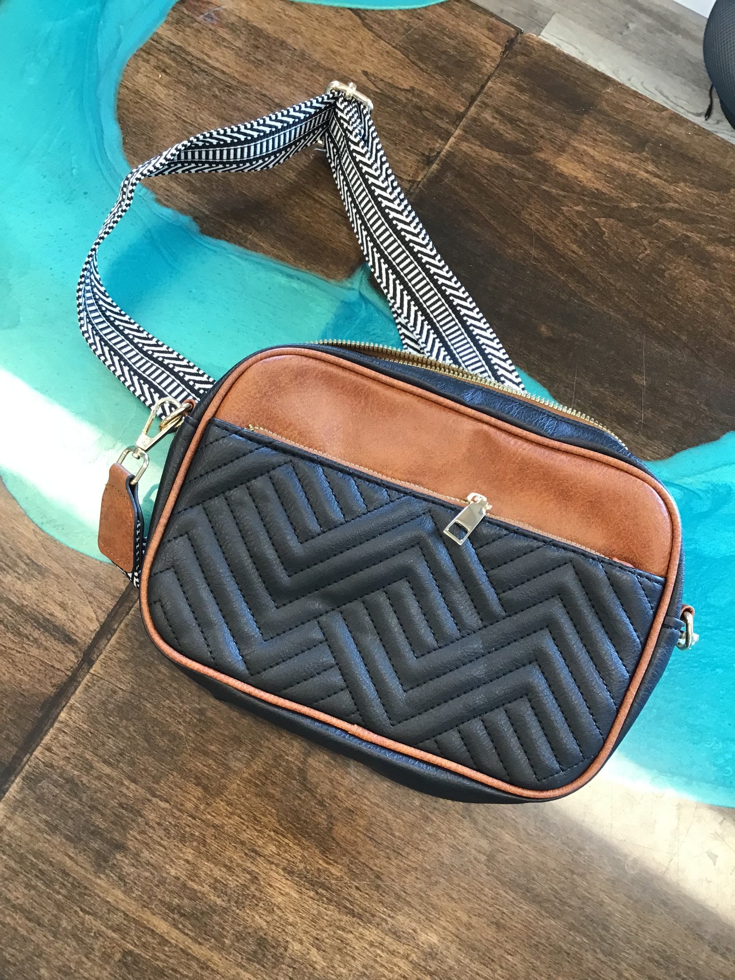 Black and Brown Purse