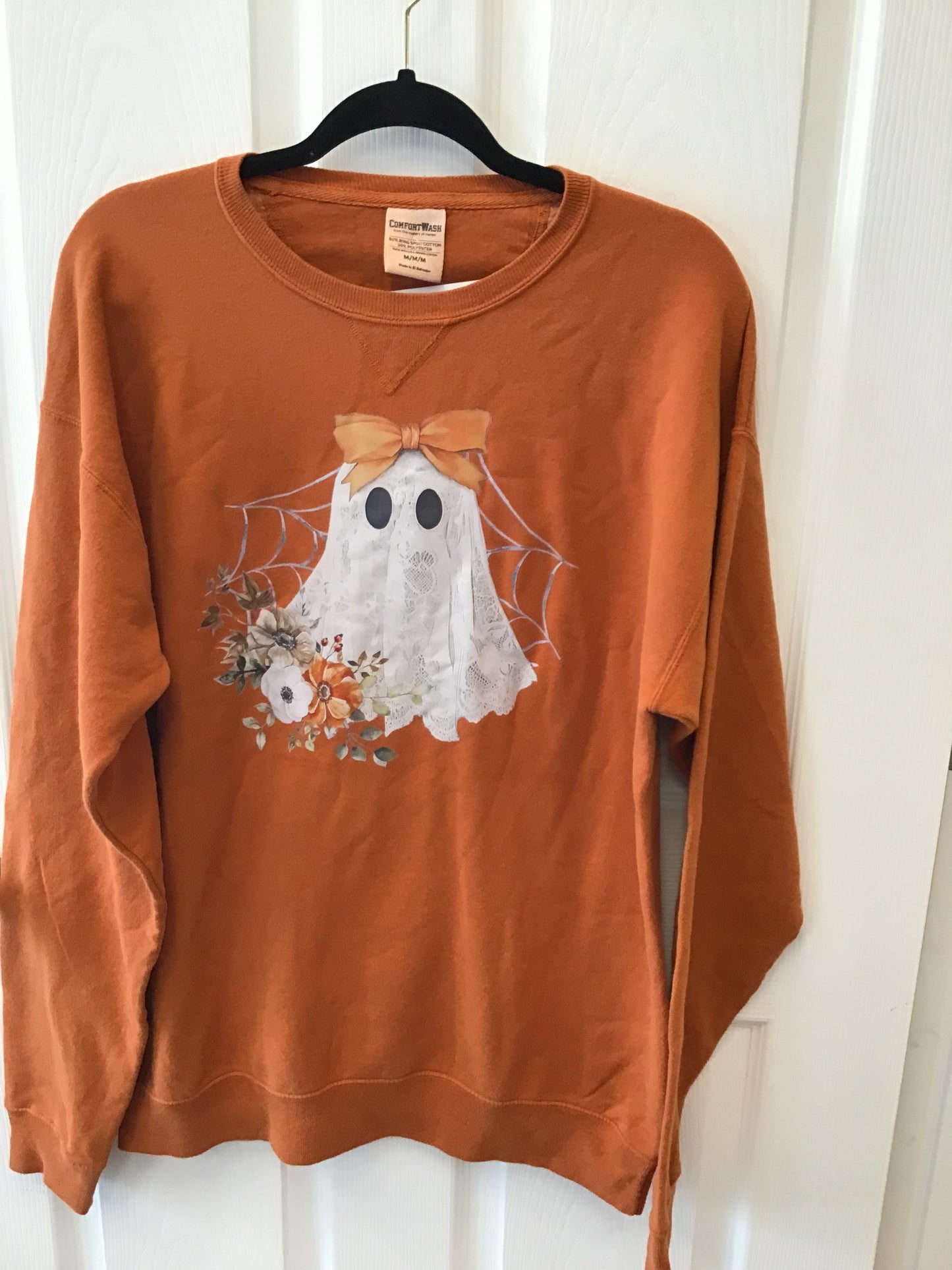 Lacey Ghost Orange Sweatshirt